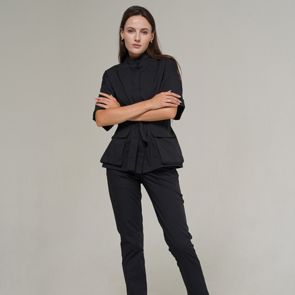 Market and spruce Women's Black casual blazer